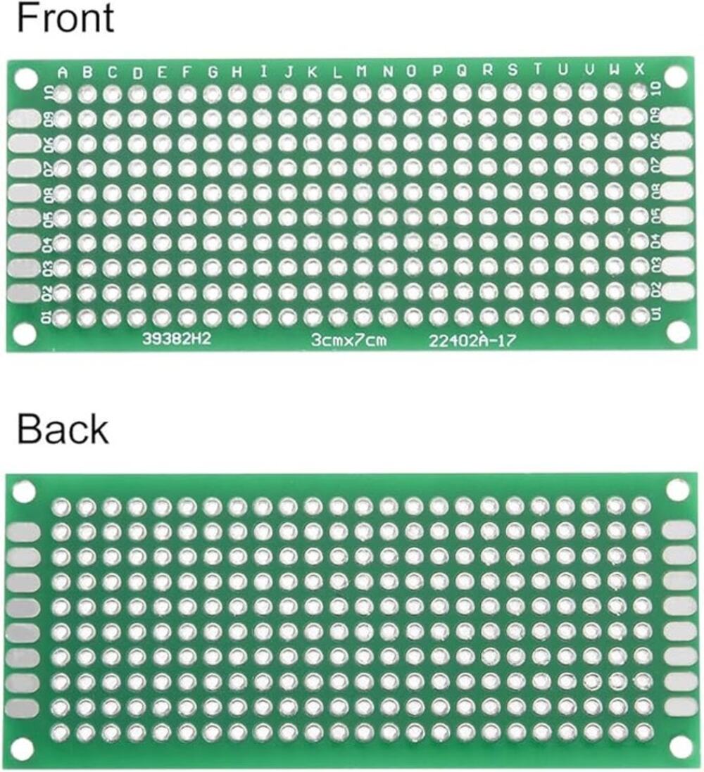 uxcell 15pcs 3x7cm Double Sided PCB Board - DIY Projects